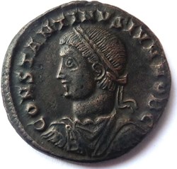 Constantin II 326-327/Antioche/PROVIDENTIAE CAESS