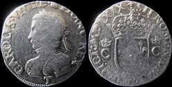1569 - Teston de Charles IX - atelier de Nantes