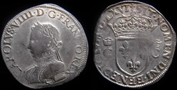 1566 - Teston de Charles IX - atelier de Nantes