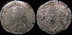 1567 - Teston de Charles IX - atelier de Nantes