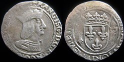 1534-1540 - Demi-Teston de François Ier - atelier de Nantes