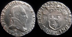 1575 - Teston de Henri III - atelier de Rennes