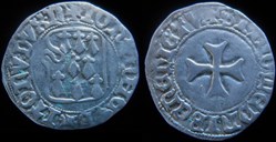 Jean V (1389-1442) - Blanc targe - Fougères