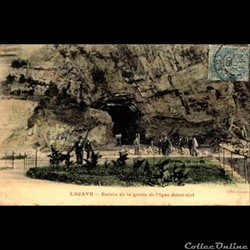 Lacave - Entrée de la grotte de l'Igue Saint-Col