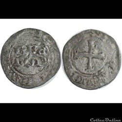 Bretagne : Double denier de Jean III ou Jean de Montfort