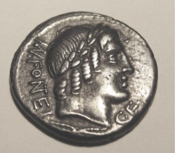 Mn Fonteius, AR Denarius