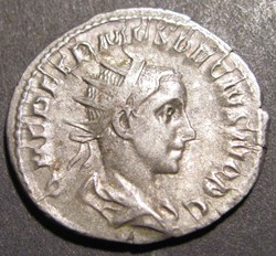 Herennius Estruscus, 250-251 AD, AR Ant