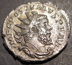 Postumus 262 AD, AR Ant