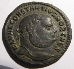 Constantius I, 300-301 AD, AE Follis