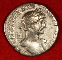 Hadrian, 117-138 AD, AR Denarius