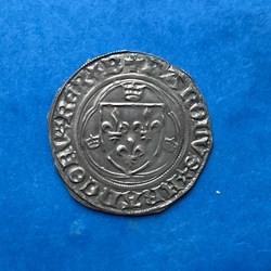 Blanc à la couronne Charles VIII