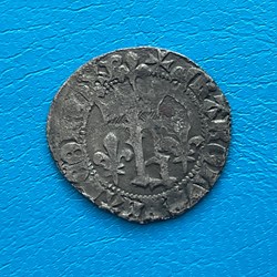Charles VII(1422-1461) petit blanc au K Toulouse