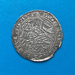 Comté de Hainaut Albert de Bavière plaque d’argent