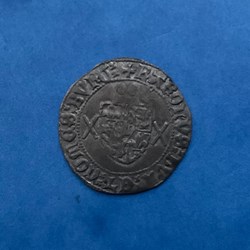 Duché de Bourgogne Charles le Téméraire blanc argent aux briquets