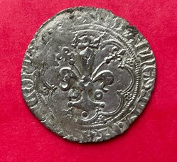 Gros à la fleur de lys ( patte d’oie) Jean II 3ème émission