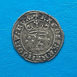Charles VII (1422-1461) petit blanc au K Poitiers