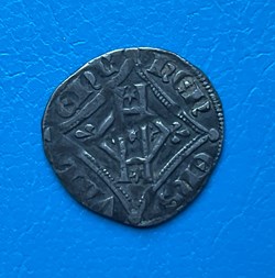 Comté de Hainaut Esterlin Guillaume I au monogramme