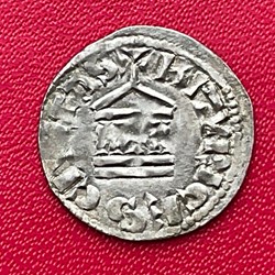 Vicomté de Bourges denier au nom de Lothaire