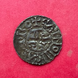 Chinon et Tours denier au monogramme de Charles