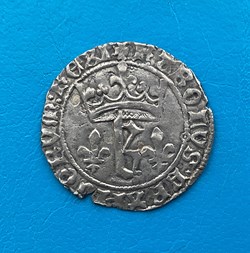 Charles VII blanc au K dit des gens d’armes 1ere emission
