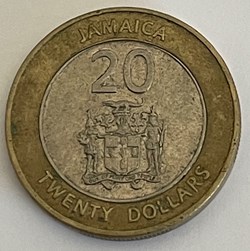 Jamaïque-20 dollars - Marcus Garvey 2000