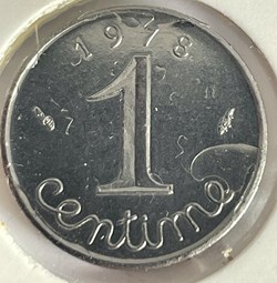 1 centime Épi 1978