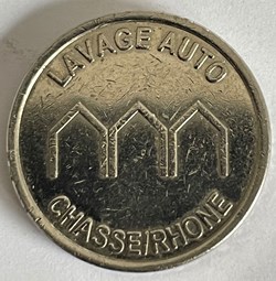 Jeton de Lavage voiture Chasse/Rhône
