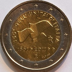 2 Euros 150e anniversaire de l'unification italienne 2011