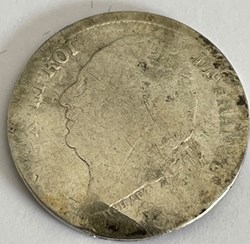 1/2 franc Louis XVIII 1817 L
