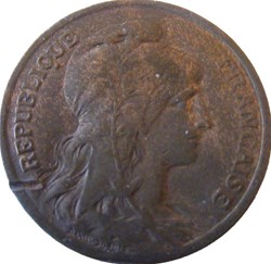 10 centimes Daniel-Dupuis 1916 Etoile
