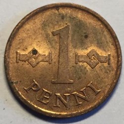 Finlande 1 penni 1967