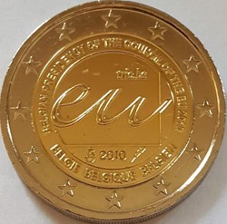 2 Euros Présidence belge du Conseil de l'Union européenne en 2010