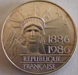 100 francs Liberté (Statue de la) 1986
