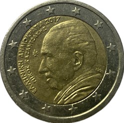 2 euros Níkos Kazantzákis 2017