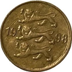 Estonie 10 senti 1998