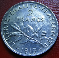 2 francs Semeuse 1917