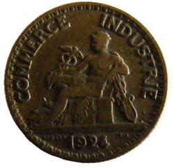 50 centimes Chambres de commerce 1924