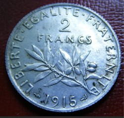 2 francs Semeuse 1915