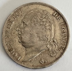 1 franc Louis XVIII 1817 Lille