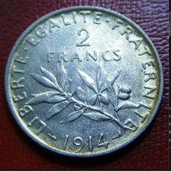 2 francs Semeuse 1914