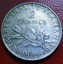 2 francs Semeuse 1909