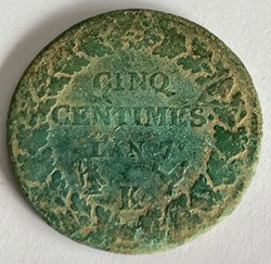 5 centimes Dupré AN7 K