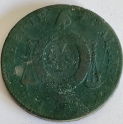 2 sols aux balances type daté 1793 Strasbourg