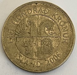 Islande -100 krónur 2006