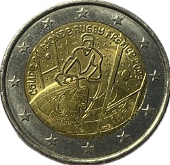 2 euros Coupe du monde de rugby 2023