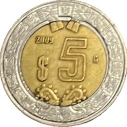 5 pesos 2009