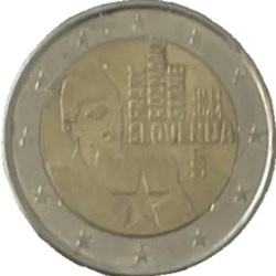 2 Euros 100e anniversaire de la naissance du commandant slovène Franc Rozman 2011