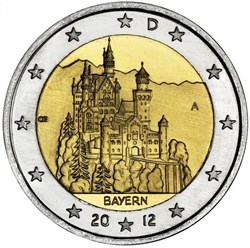2 Euros Présidence de la Bavière au Bundesrat 2012 A Berlin