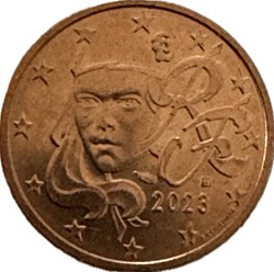 2 centimes euro 2023