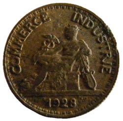 50 centimes Chambres de commerce 1928